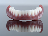 Truedent-D 3D printed purple lower jaw denture